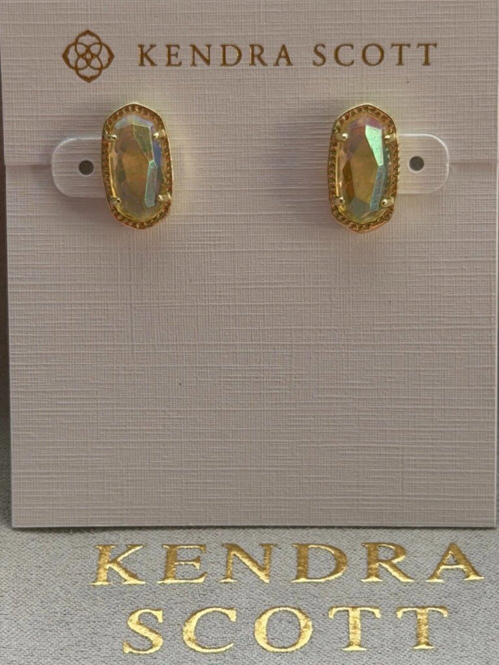 Kendra Scott gold earrings